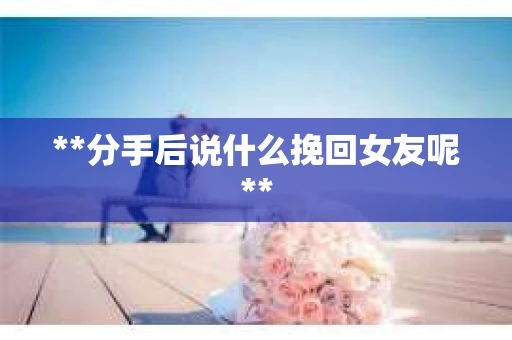 **分手后说什么挽回女友呢**