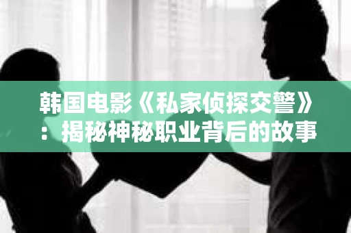 韩国电影《私家侦探交警》：揭秘神秘职业背后的故事