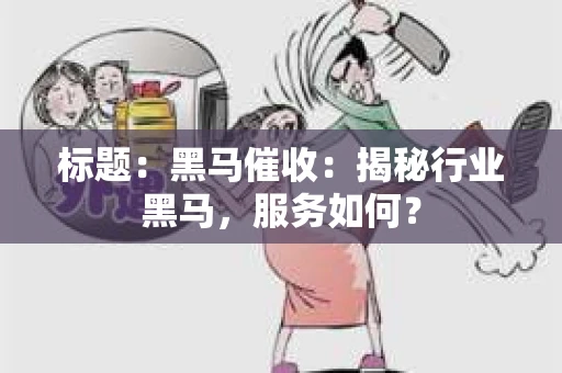 标题：黑马催收：揭秘行业黑马，服务如何？