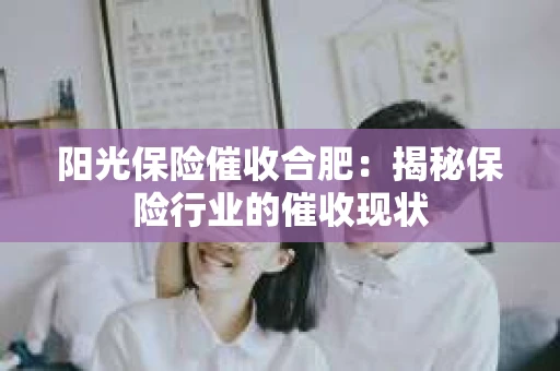 阳光保险催收合肥：揭秘保险行业的催收现状