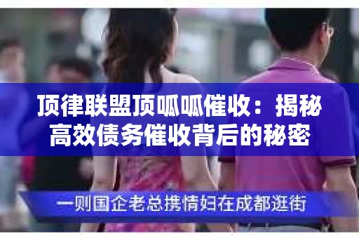 顶律联盟顶呱呱催收：揭秘高效债务催收背后的秘密