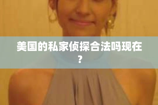 美国的私家侦探合法吗现在？