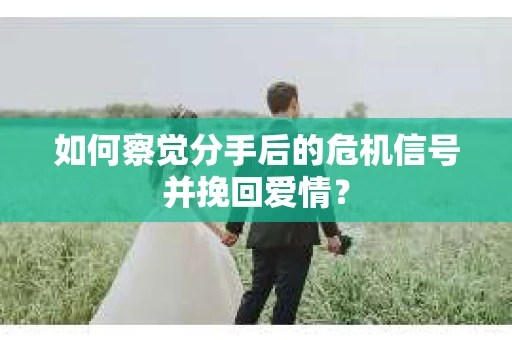 如何察觉分手后的危机信号并挽回爱情？