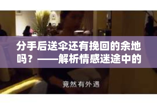 分手后送伞还有挽回的余地吗？——解析情感迷途中的决策