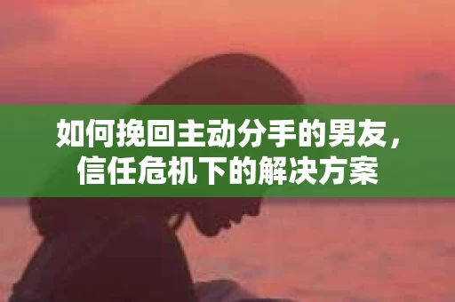 如何挽回主动分手的男友，信任危机下的解决方案