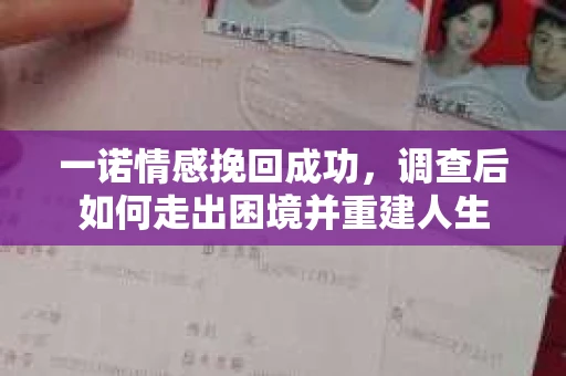 一诺情感挽回成功，调查后如何走出困境并重建人生