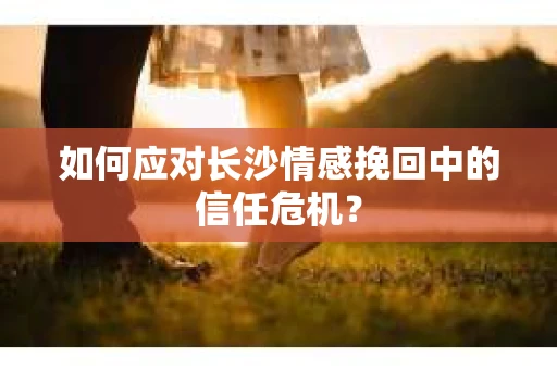 如何应对长沙情感挽回中的信任危机？