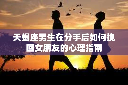 天蝎座男生在分手后如何挽回女朋友的心理指南