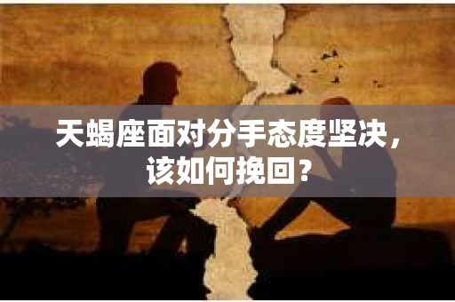 天蝎座面对分手态度坚决，该如何挽回？