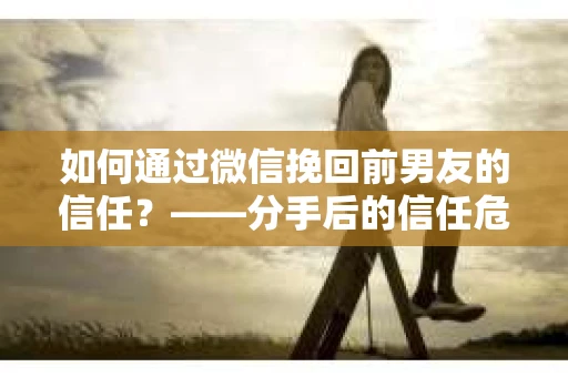 如何通过微信挽回前男友的信任？——分手后的信任危机解决方案